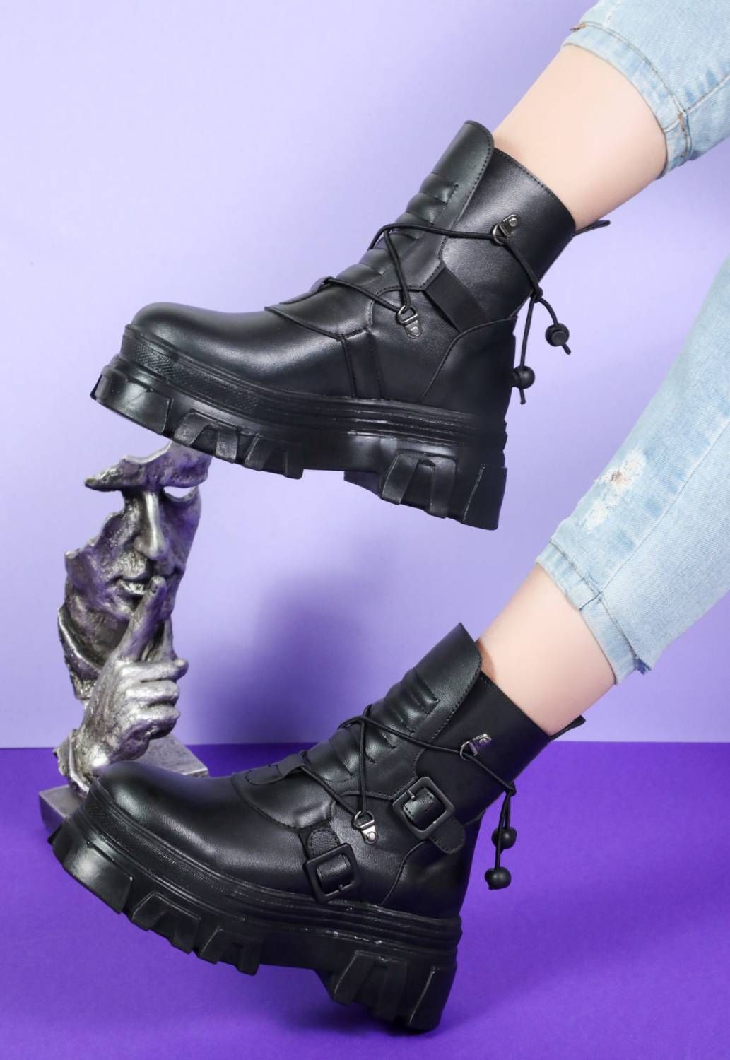 کفش بوت نیم بوت زنانه